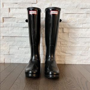 Tall Gloss Hunter Boots